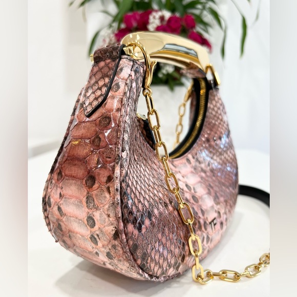 Tom Ford Python Bianca Mini Hobo Bag - Picture 6 of 16